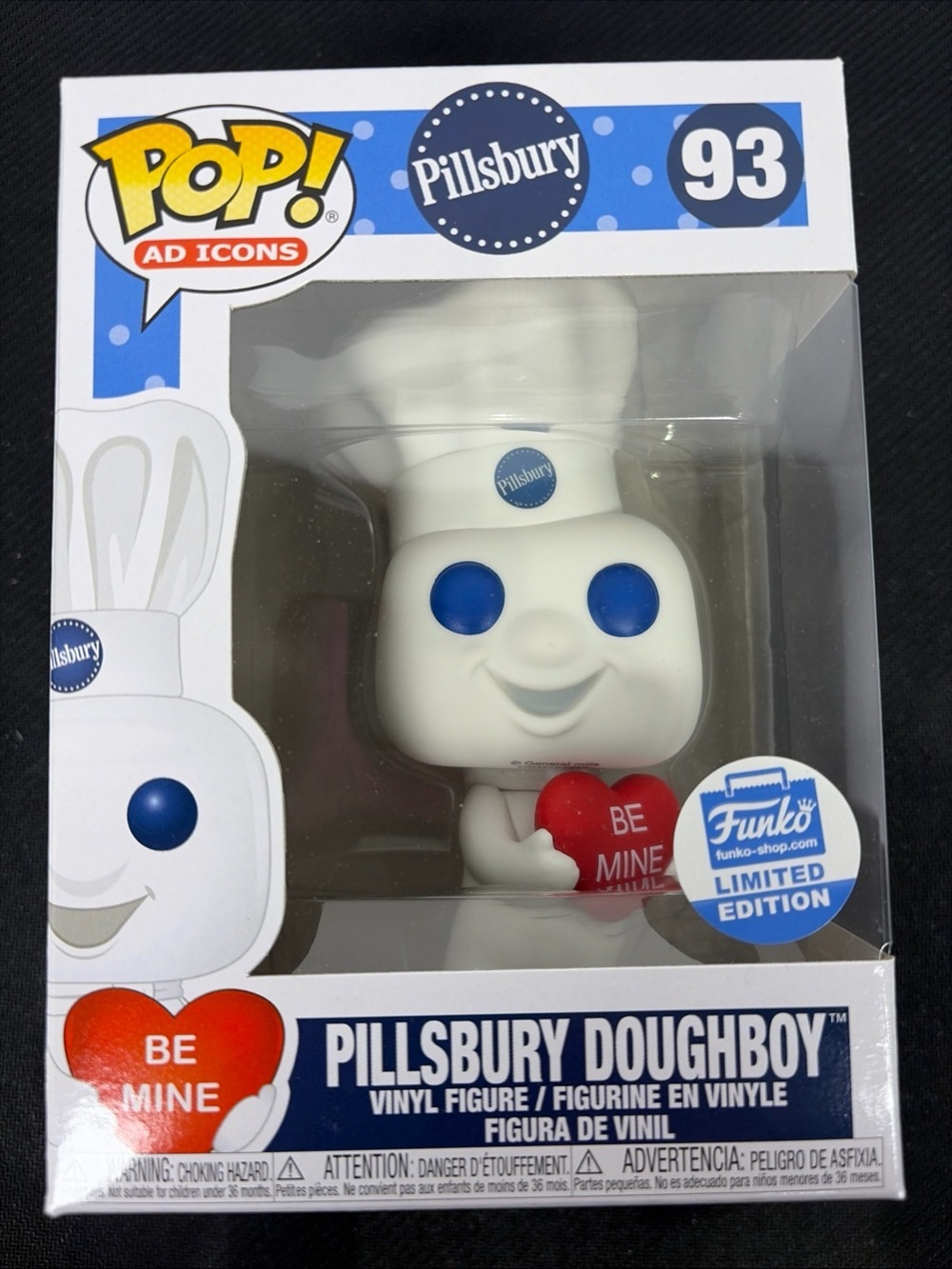Funko Pop! Pillsbury Doughboy Be Mine #93 Funko Shop Exclusively